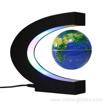Magnetic Levitation Floating World Map Globe Desk Decoration
